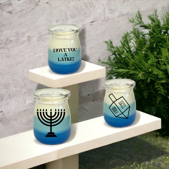3 Decorative Hanukkah Candles! - Picture 1 of 7
